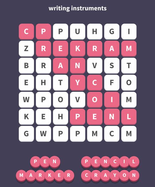 February 24 2017 - WordWhizzle Search Daily Puzzle Answers
