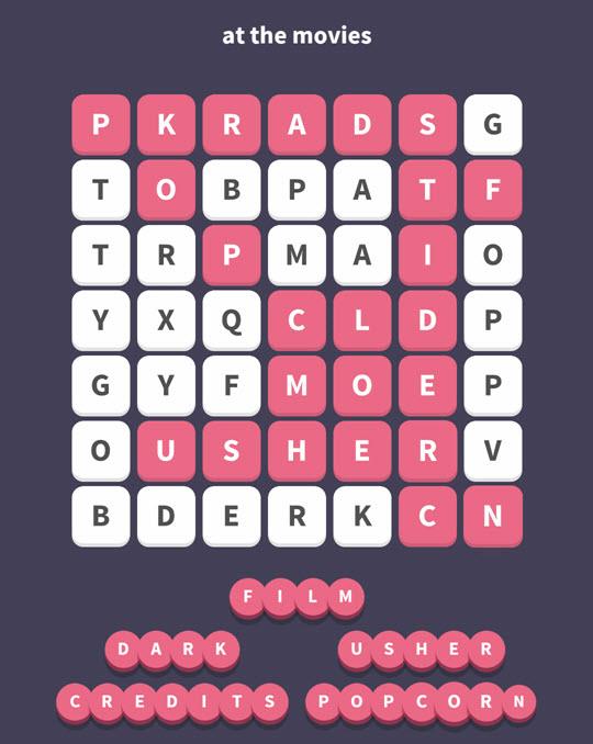 March 12 2017 - WordWhizzle Search Daily Puzzle Answers