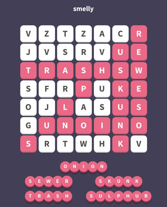 March 3 2017 - WordWhizzle Search Daily Puzzle Answers