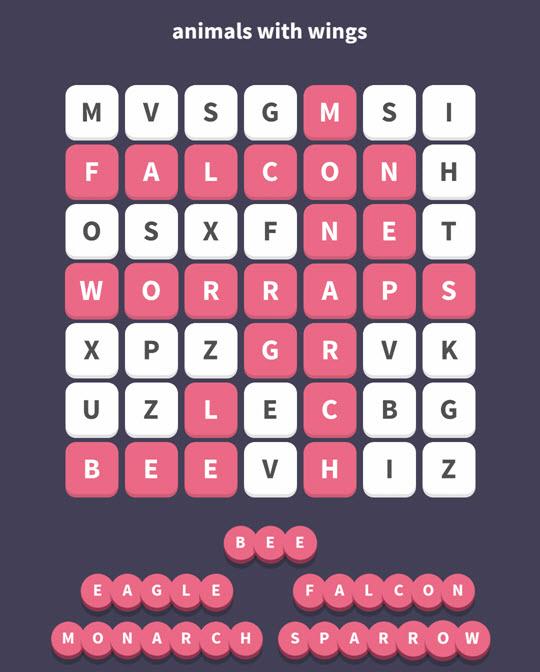 March 8 2017 - WordWhizzle Search Daily Puzzle Answers