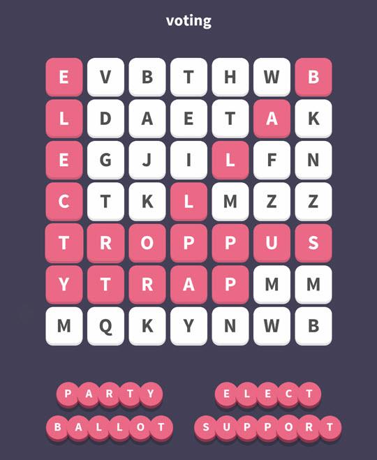 April 3 2017 - WordWhizzle Search Daily Puzzle Answers