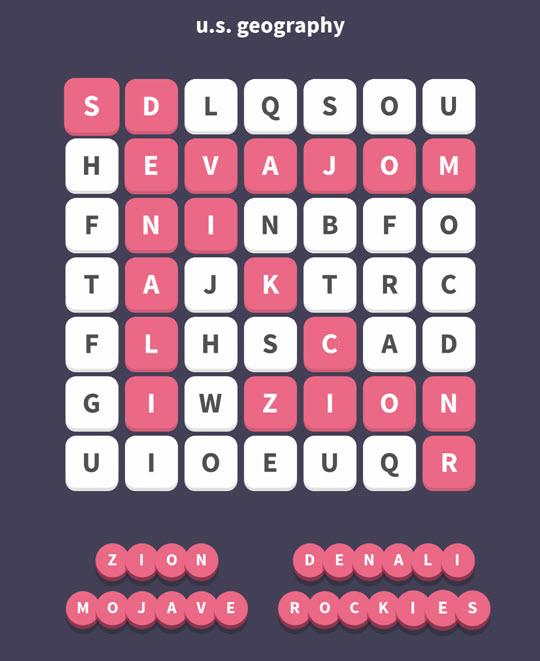 April 5 2017 - WordWhizzle Search Daily Puzzle Answers