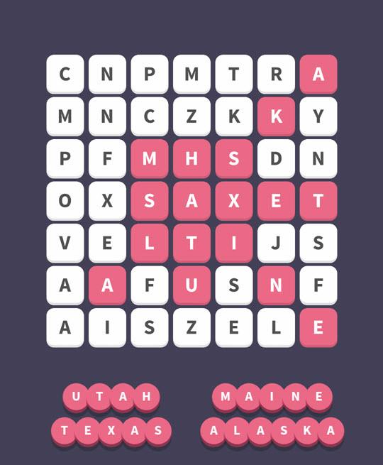 May 12 2017 - WordWhizzle Search Daily Puzzle Answers