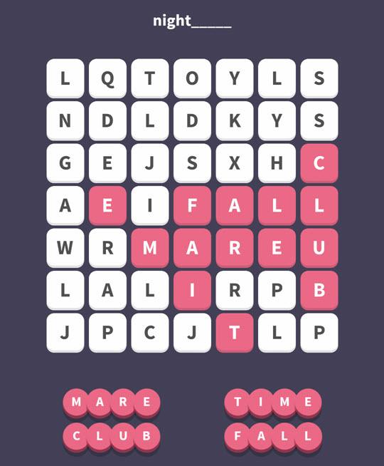 May 27 2017 - WordWhizzle Search Daily Puzzle Answers