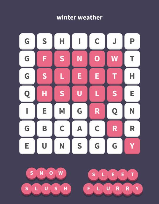 June 30 2017 - WordWhizzle Search Daily Puzzle Answers