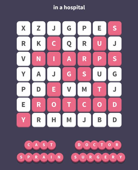 June 8 2017 - WordWhizzle Search Daily Puzzle Answers