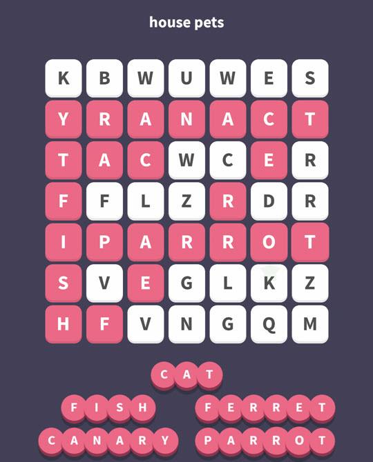 August 1 2017 - WordWhizzle Search Daily Puzzle Answers