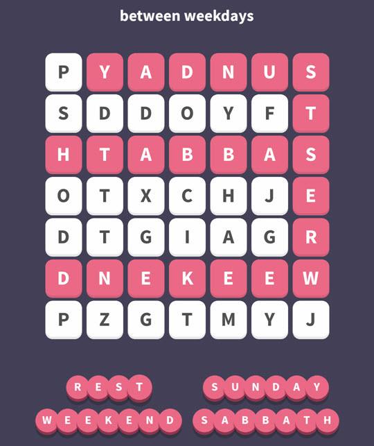 July 10 2017 - WordWhizzle Search Daily Puzzle Answers