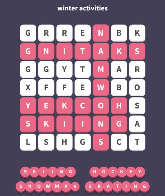 July 13 2017 - WordWhizzle Search Daily Puzzle Answers