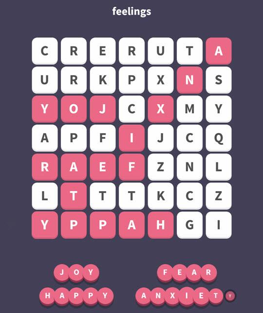 July 18 2017 - WordWhizzle Search Daily Puzzle Answers