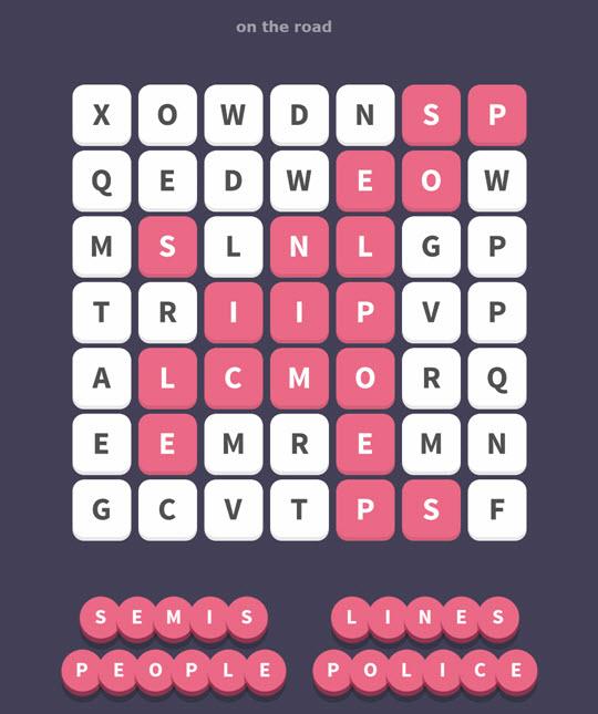 July 31 2017 - WordWhizzle Search Daily Puzzle Answers