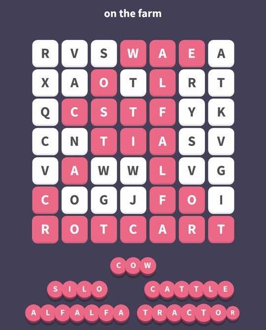 July 6 2017 - WordWhizzle Search Daily Puzzle Answers