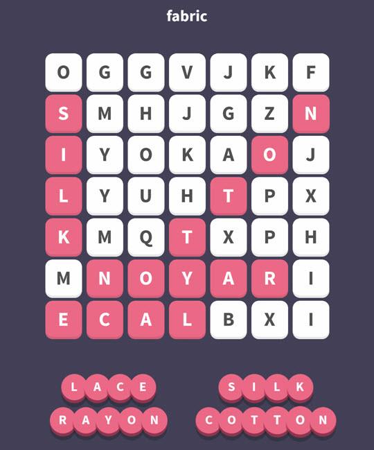 August 13 2017 - WordWhizzle Search Daily Puzzle Answers