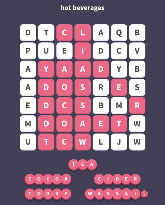 August 25 2017 - WordWhizzle Search Daily Puzzle Answers