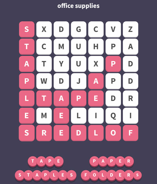 September 27 2017 - WordWhizzle Search Daily Puzzle Answers