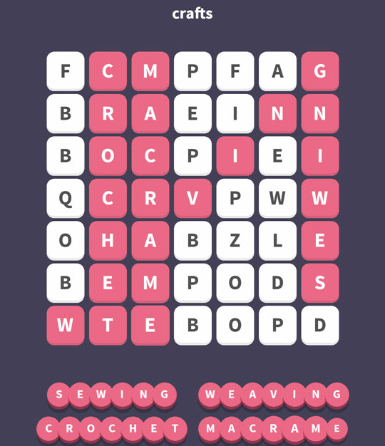 November 1 2017 - WordWhizzle Search Daily Puzzle Answers