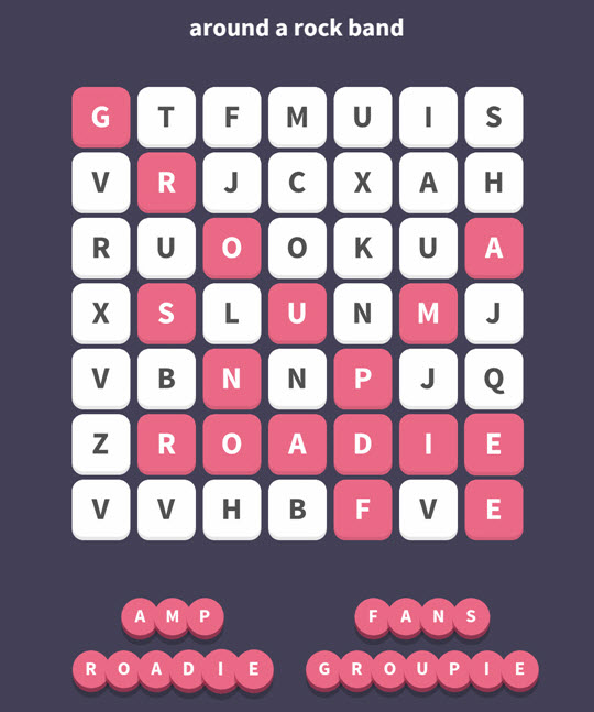 October 11 2017 - WordWhizzle Search Daily Puzzle Answers