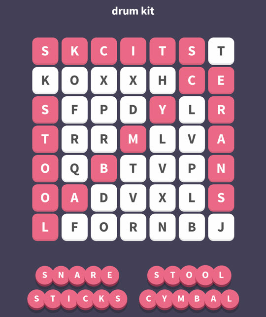 October 19 2017 - Word Trace Daily Puzzles Answers