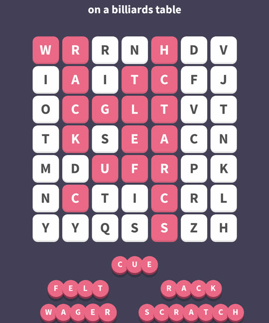 October 21 2017 - WordWhizzle Search Daily Puzzle Answers