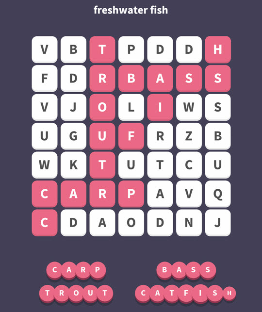 October 22 2017 - WordWhizzle Search Daily Puzzle Answers