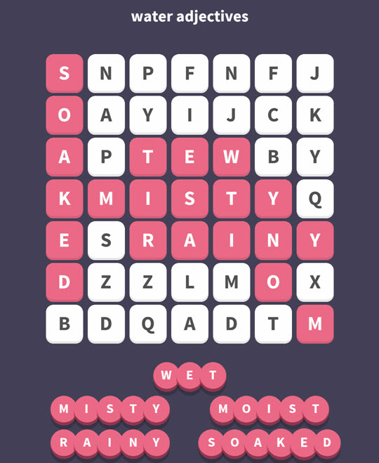 October 24 2017 - WordWhizzle Search Daily Puzzle Answers