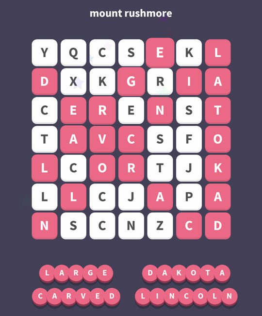 October 29 2017 - WordWhizzle Search Daily Puzzle Answers