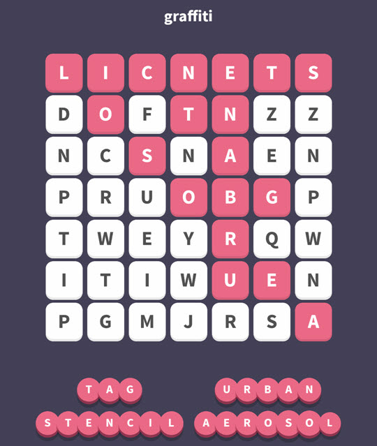 October 8 2017 - WordWhizzle Search Daily Puzzle Answers