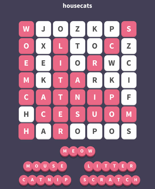 November 15 2017 - WordWhizzle Search Daily Puzzle Answers