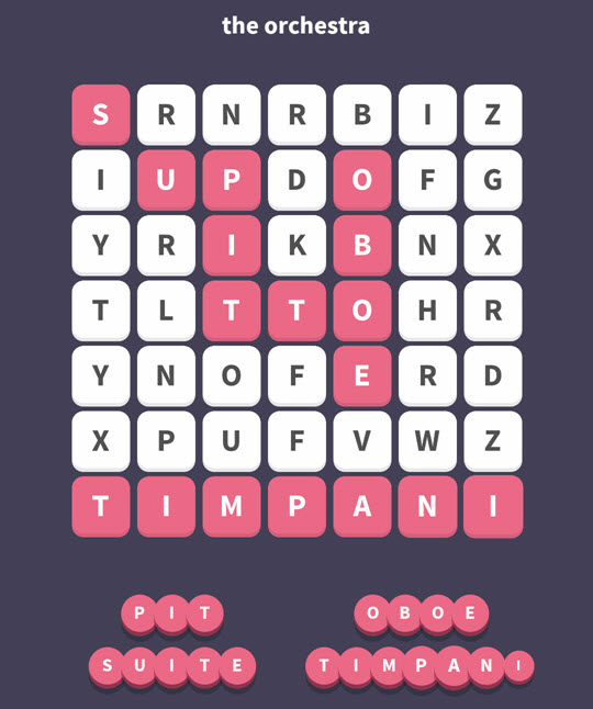 November 2 2017 - WordWhizzle Search Daily Puzzle Answers