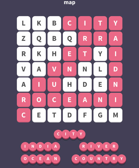 November 21 2017 - WordWhizzle Search Daily Puzzle Answers