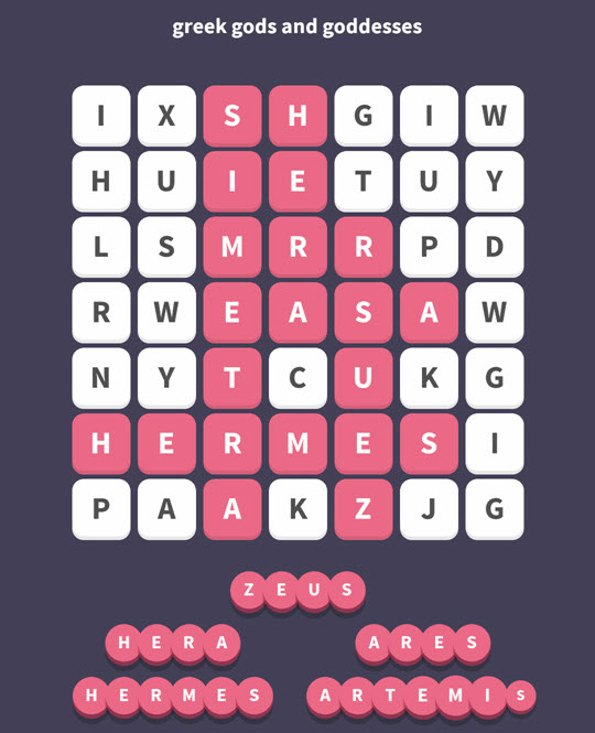 November 3 2017 - WordWhizzle Search Daily Puzzle Answers