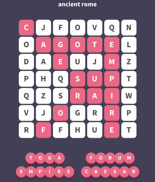 December 10 2017 - WordWhizzle Search Daily Puzzle Answers