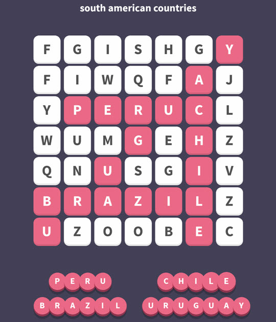 December 14 2017 - WordWhizzle Search Daily Puzzle Answers