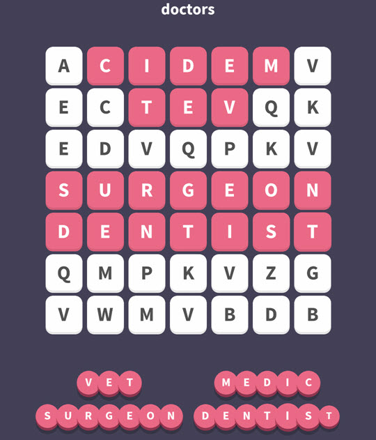 December 15 2017 - WordWhizzle Search Daily Puzzle Answers