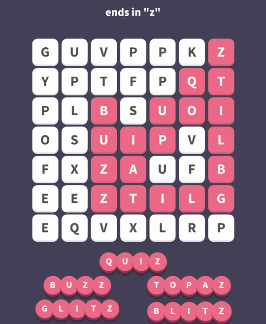 December 19 2017 - WordWhizzle Search Daily Puzzle Answers