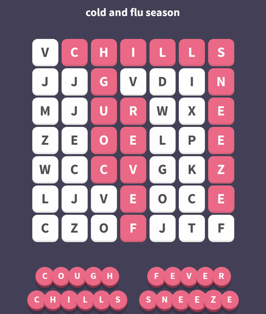 December 6 2017 - WordWhizzle Search Daily Puzzle Answers