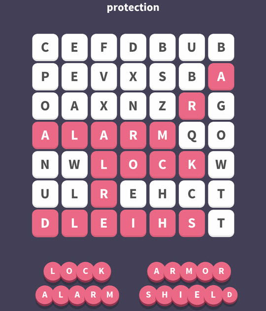 December 9 2017 - WordWhizzle Search Daily Puzzle Answers