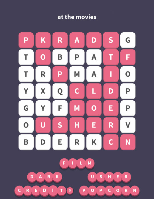 March 12 2018 - WordWhizzle Search Daily Puzzle Answers